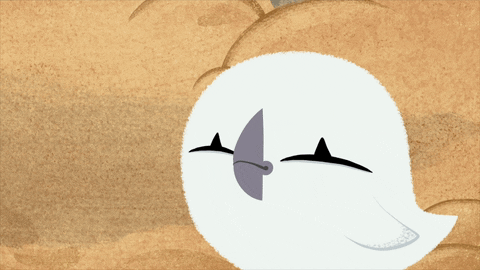 Cute Sad Baba Puffin Rock GIF