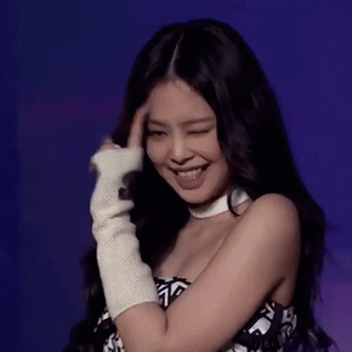 Cute Smile Jennie Kim GIF