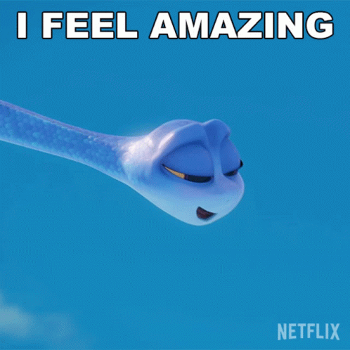 Cute Snake Maddie Flying Back To The Outback GIF