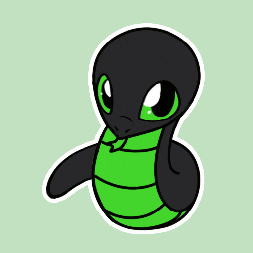 Cute Snake Putting On Sunglasses GIF