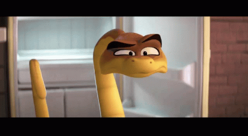 Cute Snake The Bad Guys With Broken Tail GIF