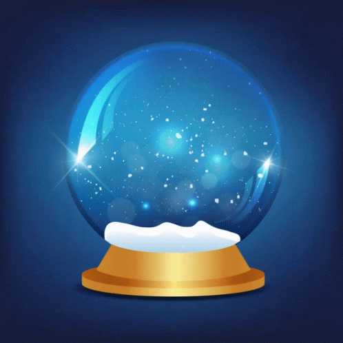 Cute Snowman Christmas Globe GIF