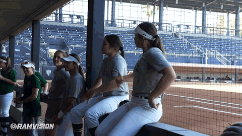 Cute Softball Colorado State Rams Team Dancing GIF