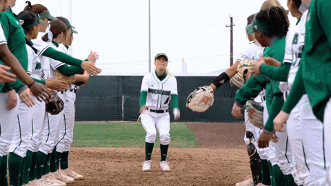 Cute Softball Utah Valley University Team Members GIF