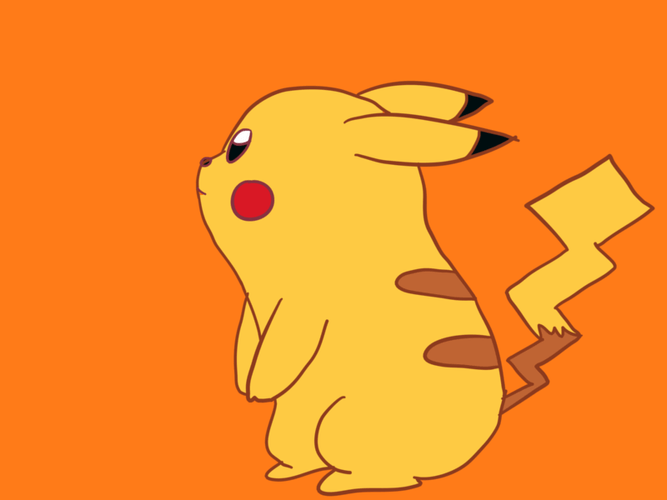 Cute Spinning Pikachu GIF