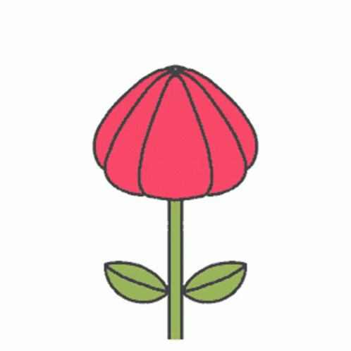 Cute Spring Cat Bloom Sticker GIF