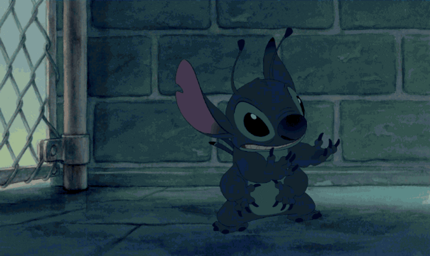 Cute Stitch Extra Two Arms Hug Funny GIF