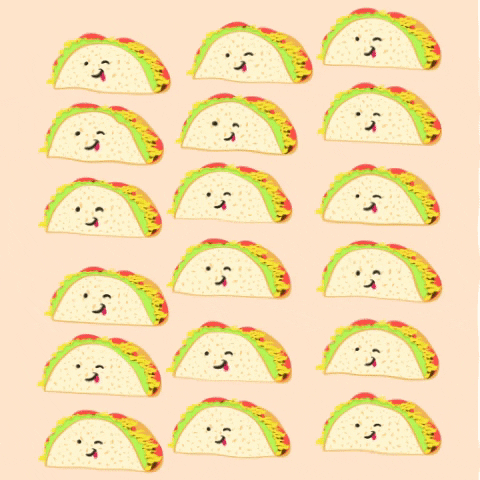 Cute Tacos With Tongue Out Dirty Taco Tuesday GIF