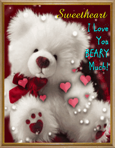 Cute Teddy Bear Valentine's Day GIF