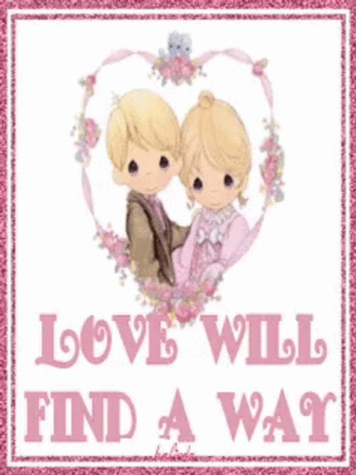 Cute Text Love Life Finds A Way GIF