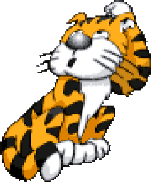 Cute Tiger Head Scratch GIF
