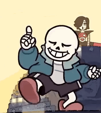 Cute Undertale Fortnite Default Dance GIF