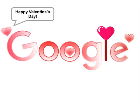 Cute Valentine's Day Google GIF