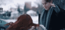 Cute Warm Intimacy On Winter Day GIF