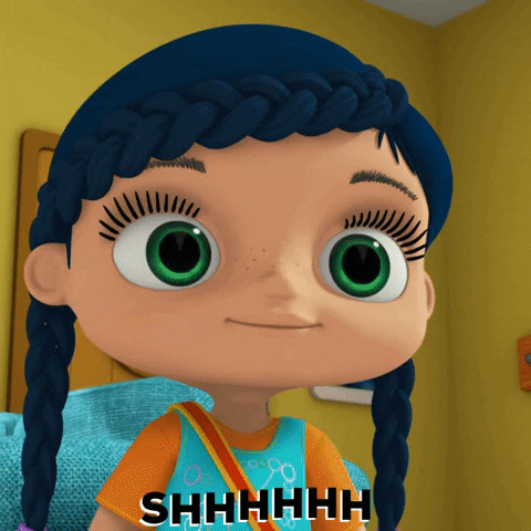 Cute Wissper Shhhh GIF