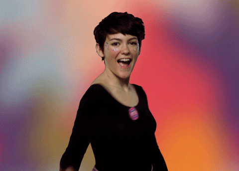 Cute Woman Thumbs Up Approval GIF