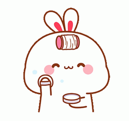 Cutie Squishy Powder Time GIF