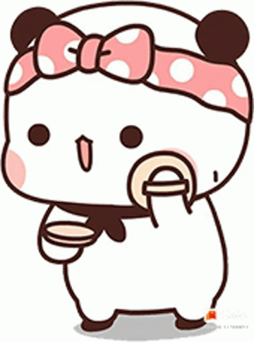 Cutie Sticker Powder Time GIF
