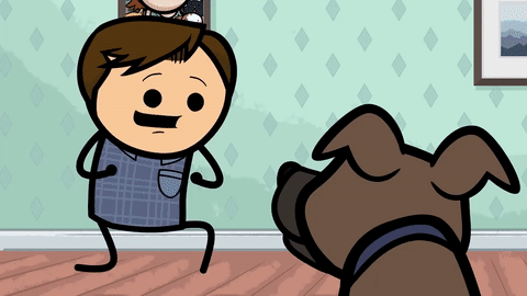 Cyanide And Happiness Dog Choosing GIF