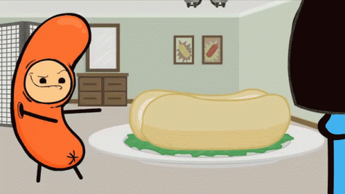 Cyanide And Happiness Hotdog Dance GIF