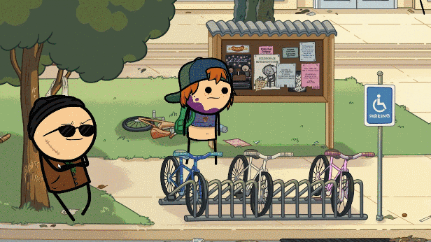 Cyanide And Happiness Outfit Change GIF