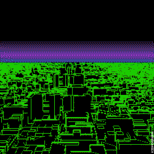 Cyber City Matrix Loop GIF