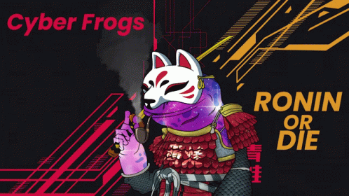 Cyber Frogs Ronin Or Die GIF