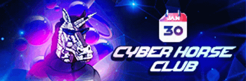 Cyber Horse Club Cover Logo GIF