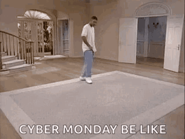 Cyber Monday Alone Reaction Will Smith Meme GIF