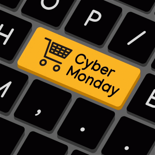 Cyber Monday Click Online Shopping Cart Checkout GIF