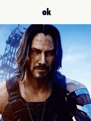 Cyberpunk 2077 Keanu Reeves Meme GIF