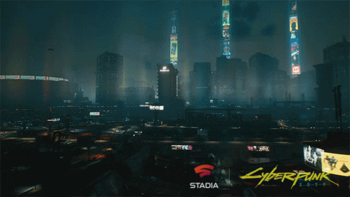 Cyberpunk 2077 Night City GIF