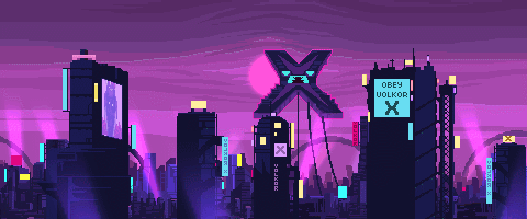 Cyberpunk Volkor X GIF
