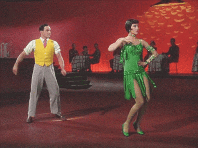 Cyd Charisse Green Dress Singing In The Rain GIF