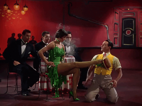 Cyd Charisse Sexy Legs Gene Kelly GIF