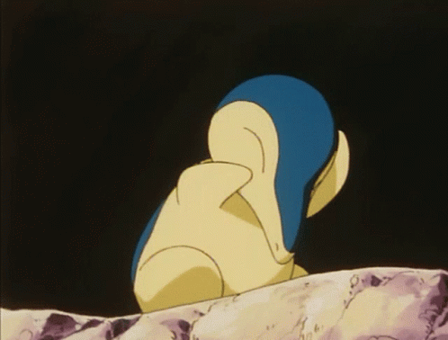 Cyndaquil Awww Shucks GIF