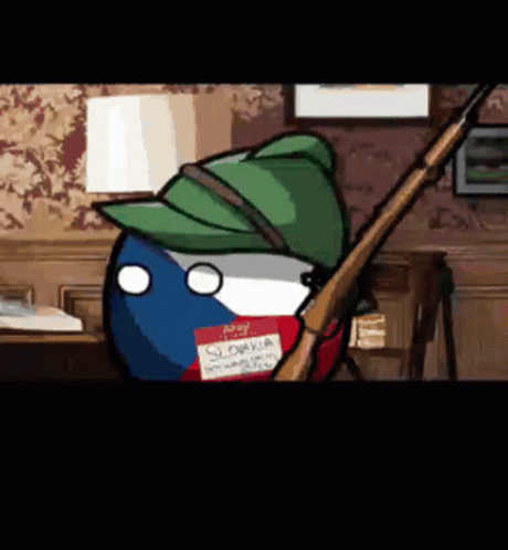 Czechoslovakia Army Countryballs GIF