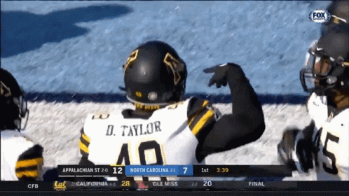 D. Taylor Football Player Pointing