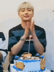 D1ce Woo Jin Young Singing Happy Birthday GIF