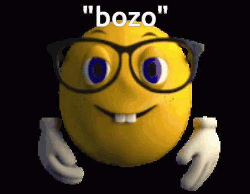 Cute Nerd Emoji Bozo GIF