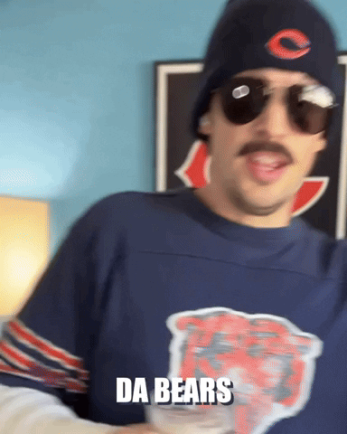 Da Bear Fan Down Celebrating And Dancing GIF