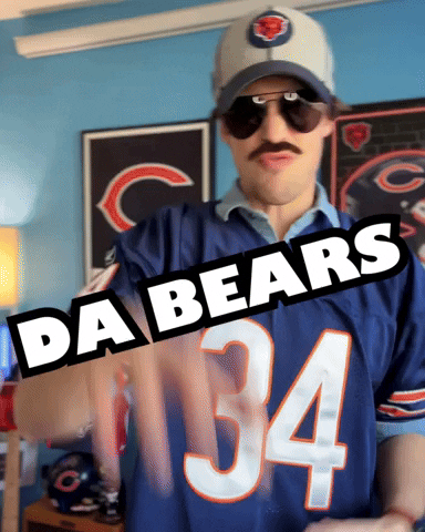 Da Bear Fan Hand Claw Down GIF