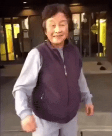 Dab Old Asian Dad GIF
