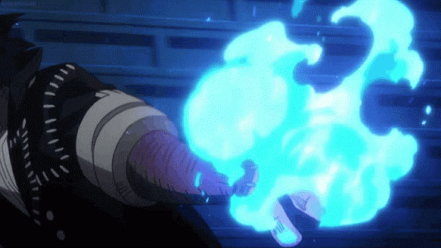 Dabi Releasing Strong Power GIF