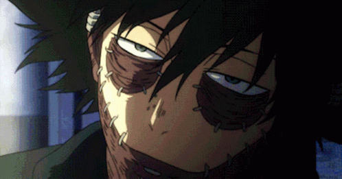Dabi Talking To Shōta Aizawa GIF