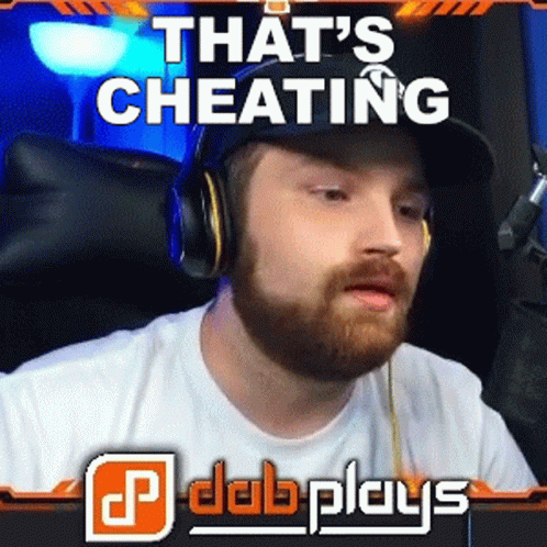 Dabplays That's Cheating GIF