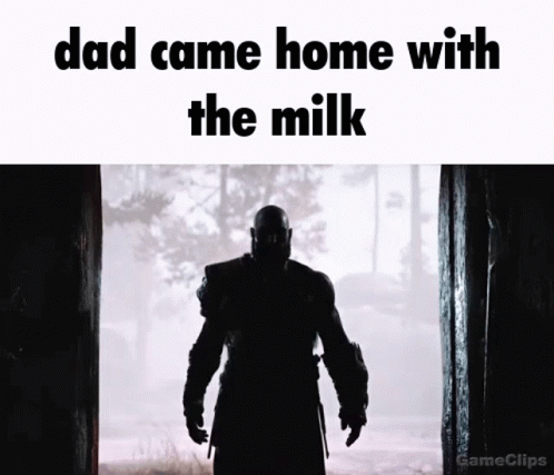 Dad Came Home With The Milk GIF