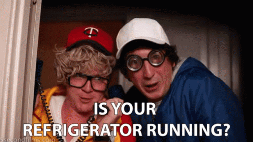 Dad Joke Prank Call Refrigerator Meme GIF