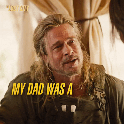 Dad Was Weatherman Brad Pitt Meme GIF