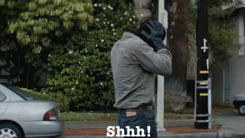 Daddario True Detective Ssshh Masked Man GIF